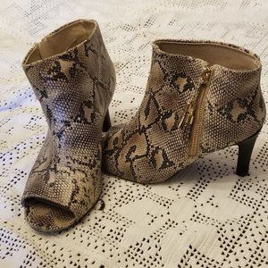 Snakeskin Booties 9W Torrid
